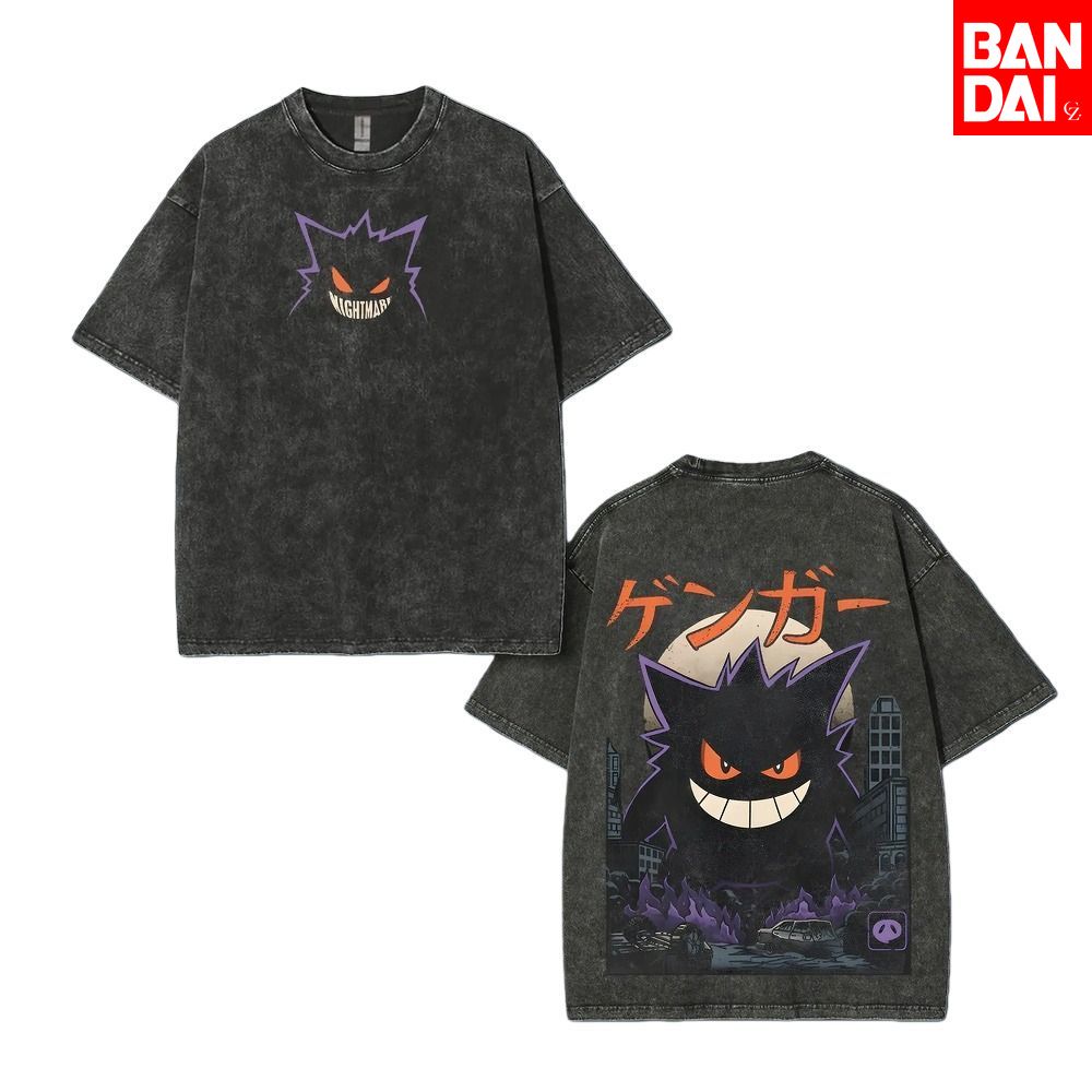 Streetwear Brand T Shirt - Pokemon Gastly Haunter Gengar T Shirt
