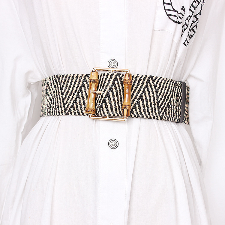 New Elastic Weaving Women's Be - огляд і ціна Off White Belt