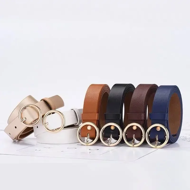 Women's Belt Round Buckle Belt - огляд і ціна Off White Belt
