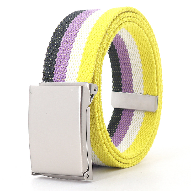 120cm Colorful Stripes Canvas  - огляд і ціна Off White Belt