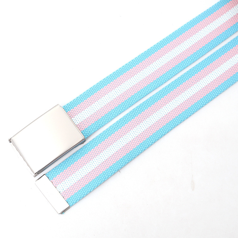 120cm Colorful Stripes Canvas  - огляд і ціна Off White Belt