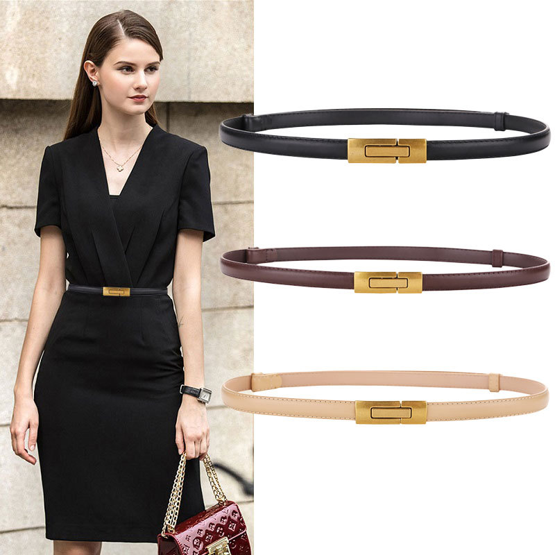 Genuine Leather Thin Belt for  - огляд і ціна Off White Belt