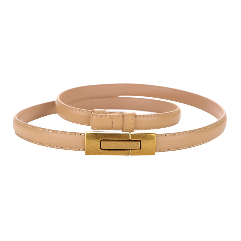 Genuine Leather Thin Belt for  - огляд і ціна Off White Belt