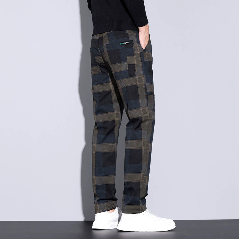 Men's Plaid Pants – Slim Fit C - огляд і ціна Urban Streetwear Brand