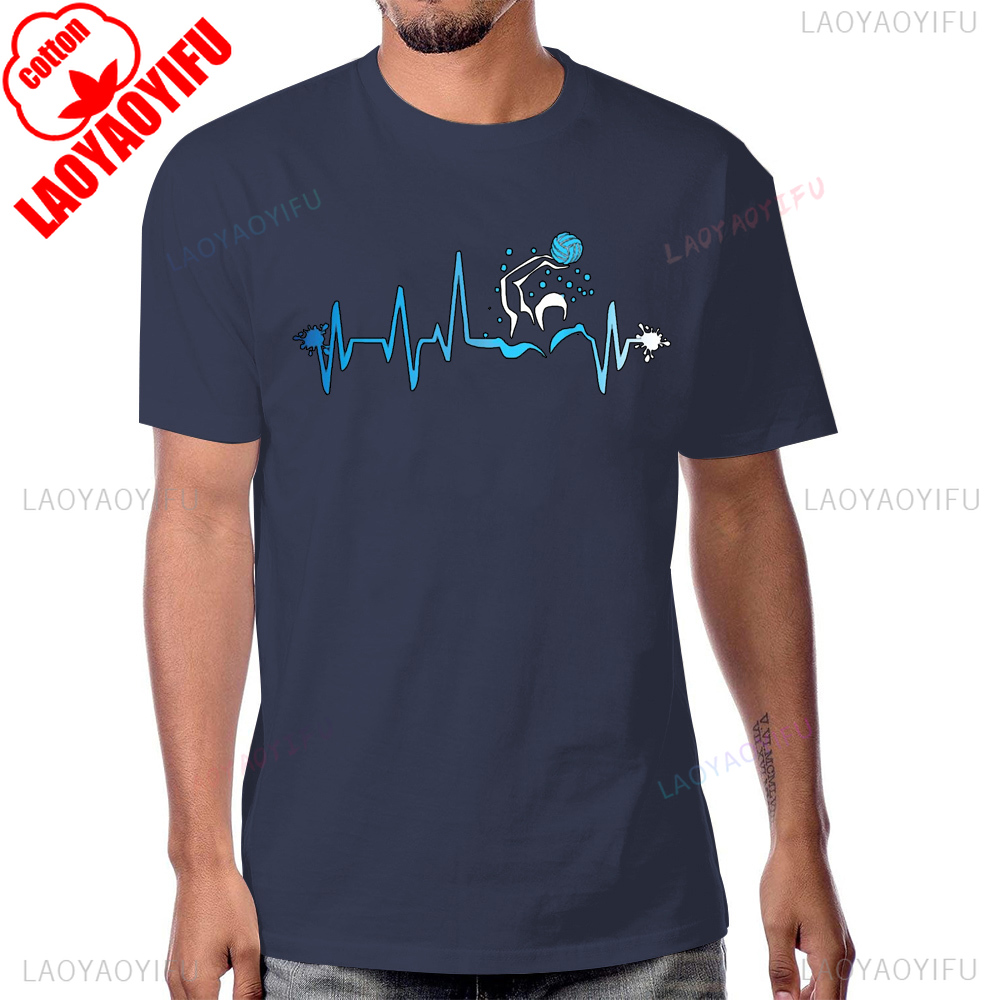Water Polo Player Heart Beat G - огляд і ціна Streetwear Brand T Shirt