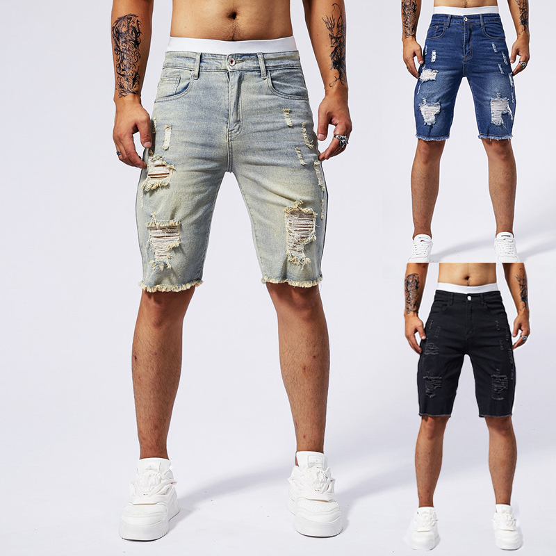 2025 Summer New Men's Ripped D - огляд і ціна Streetwear Brand Vintage