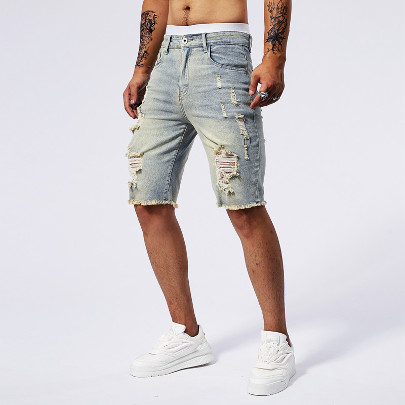 2025 Summer New Men's Ripped D - огляд і ціна Streetwear Brand Vintage