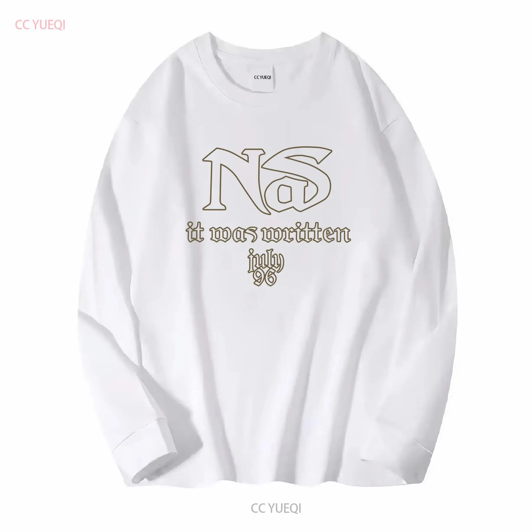 1996 NAS it was written vtg 90 - огляд і ціна Streetwear Brand T Shirt