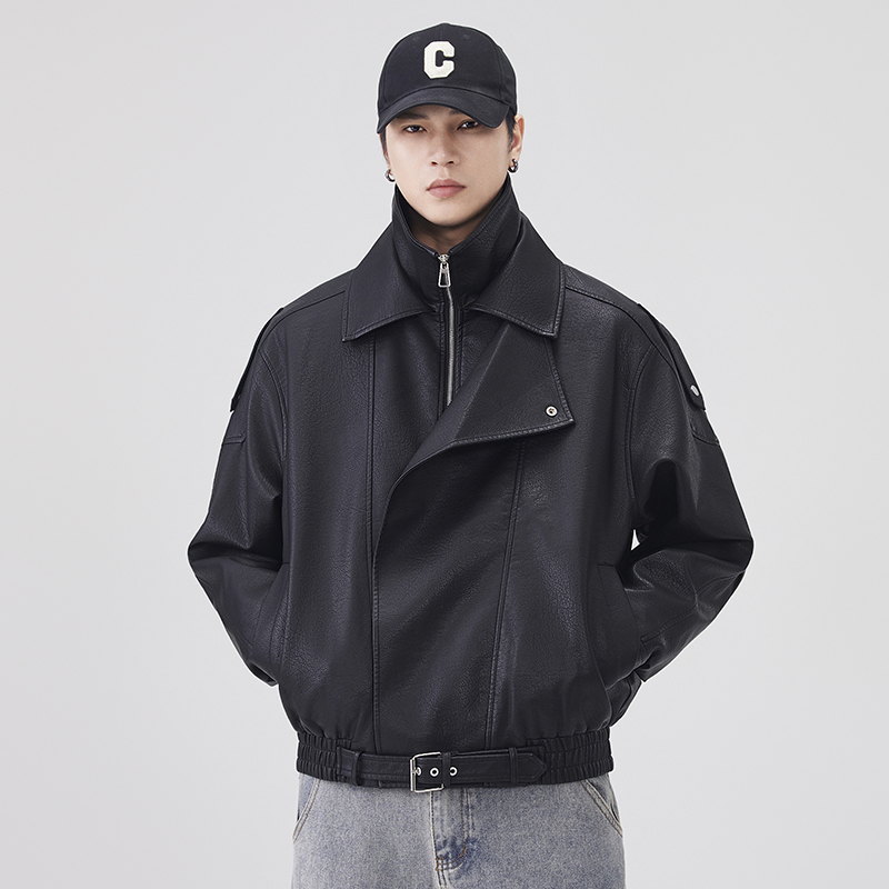 Autumn Winter Leather Jacket M - огляд і ціна Streetwear Brand Vintage