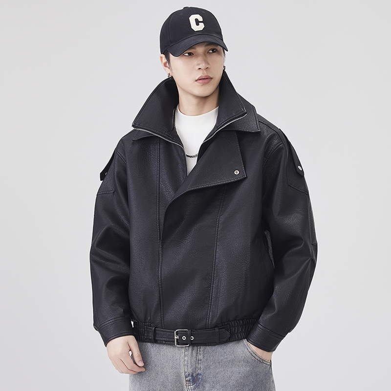 Autumn Winter Leather Jacket M - огляд і ціна Streetwear Brand Vintage