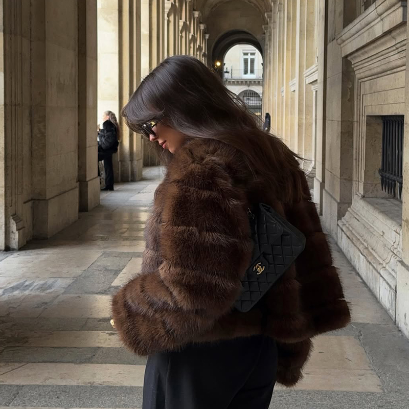 Vintage Brown Patchwork Fur Co - огляд і ціна Streetwear Brand Vintage