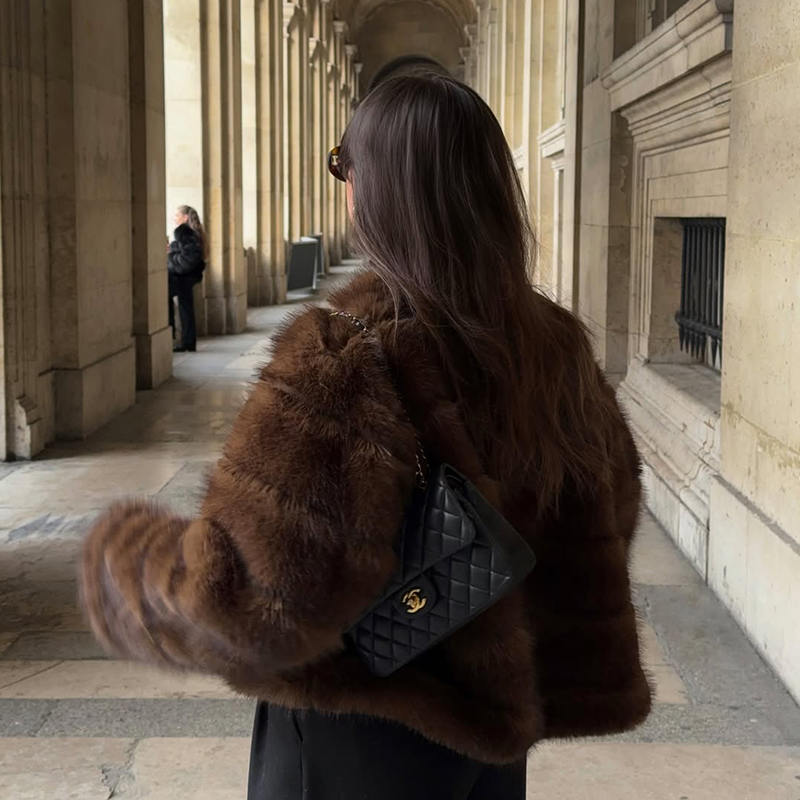 Vintage Brown Patchwork Fur Co - огляд і ціна Streetwear Brand Vintage