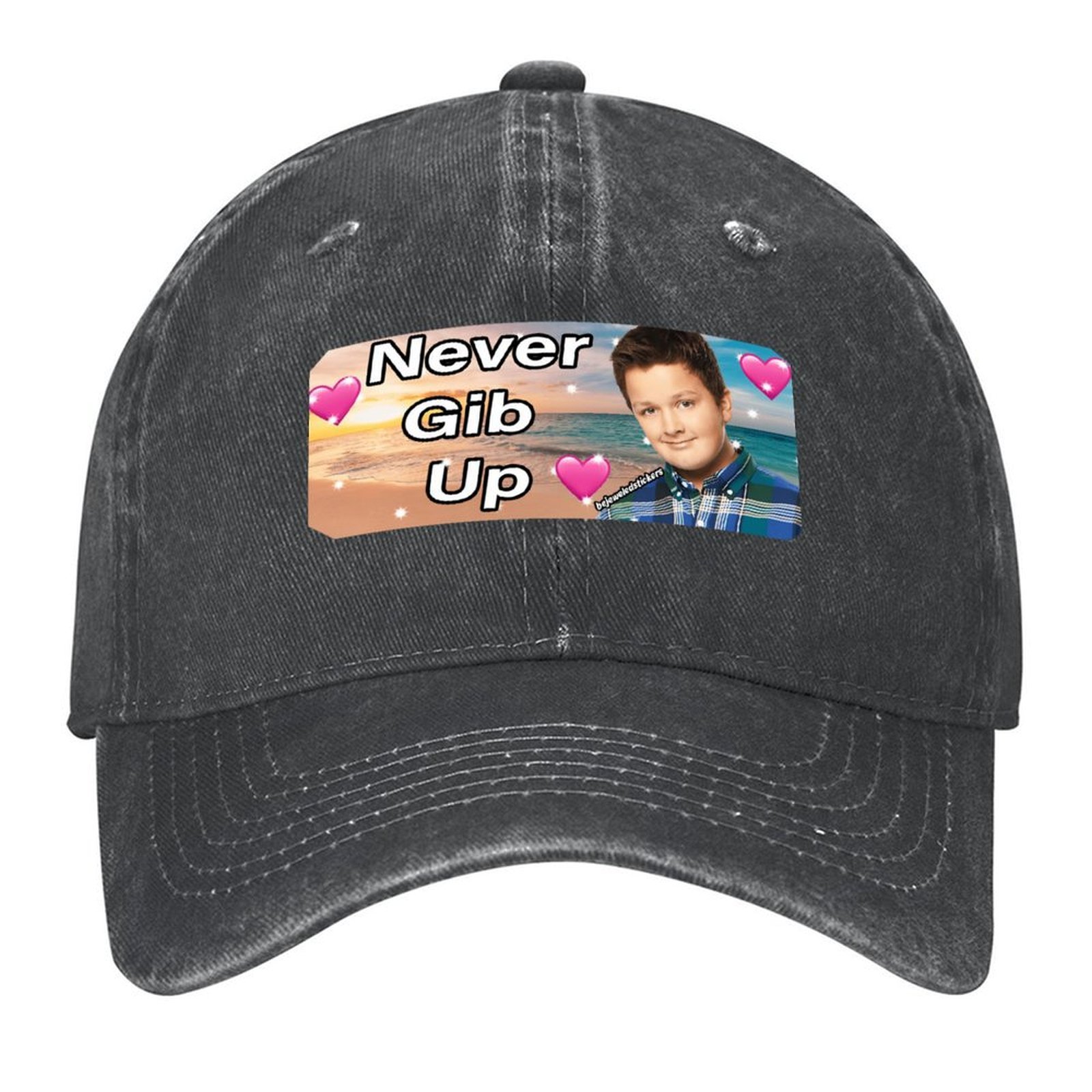 Never gib up bumper Sticker Ba - огляд і ціна Cap Streetwear Brand