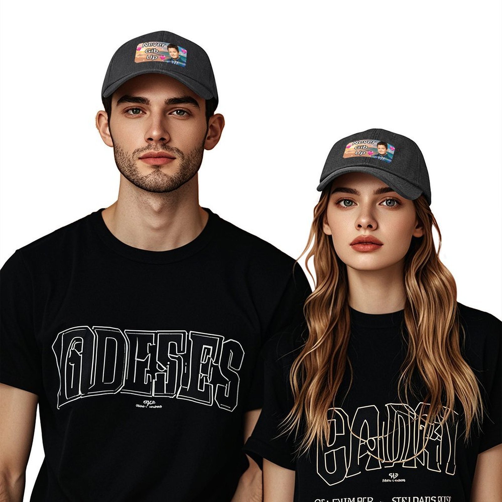 Never gib up bumper Sticker Ba - огляд і ціна Cap Streetwear Brand