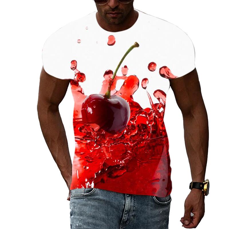 Men's Summer Fashion 3D Print  - огляд і ціна Streetwear Brand T Shirt